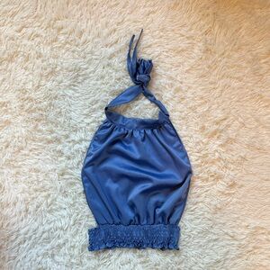Brandy Melville Blue Halter Top